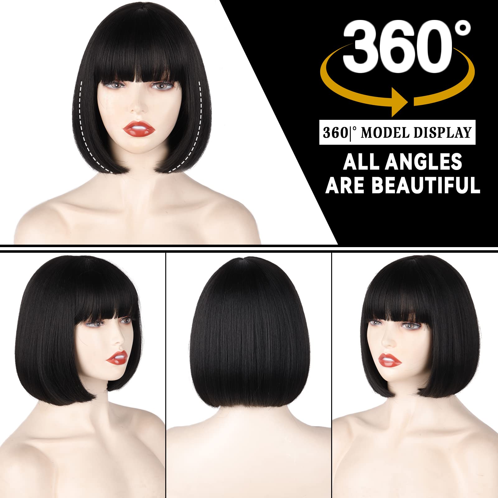 WERD rose mesh cap highlights breathable comfort in a bob wig