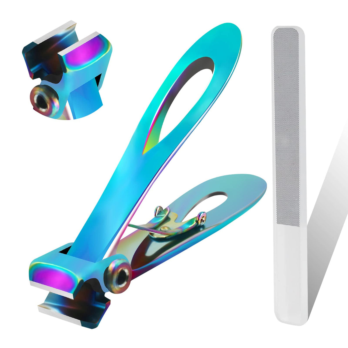 Werlla toenail clippers with thick-nail wide jaw for easier trimming