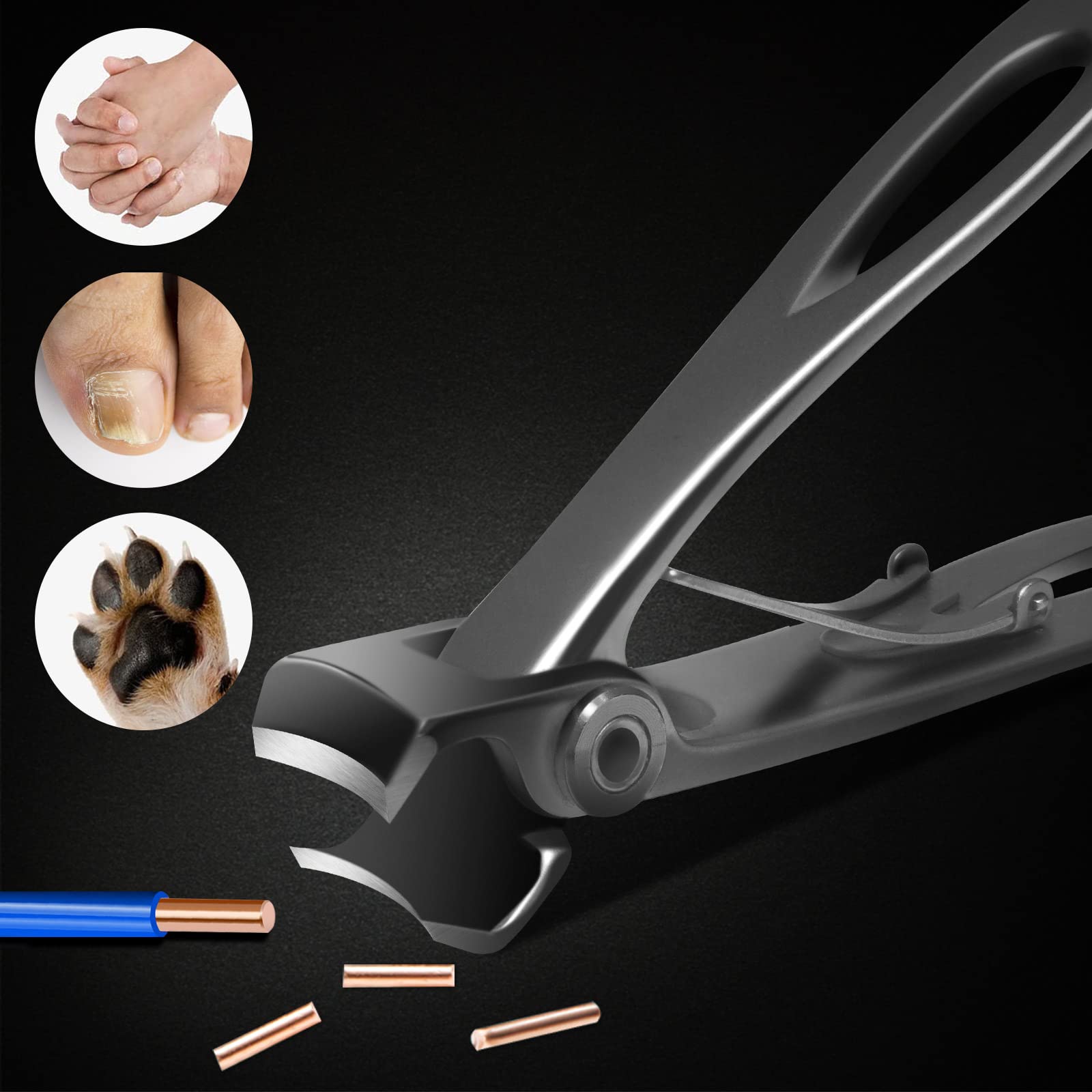 Werlla clippers designed for thick nails with strong grip