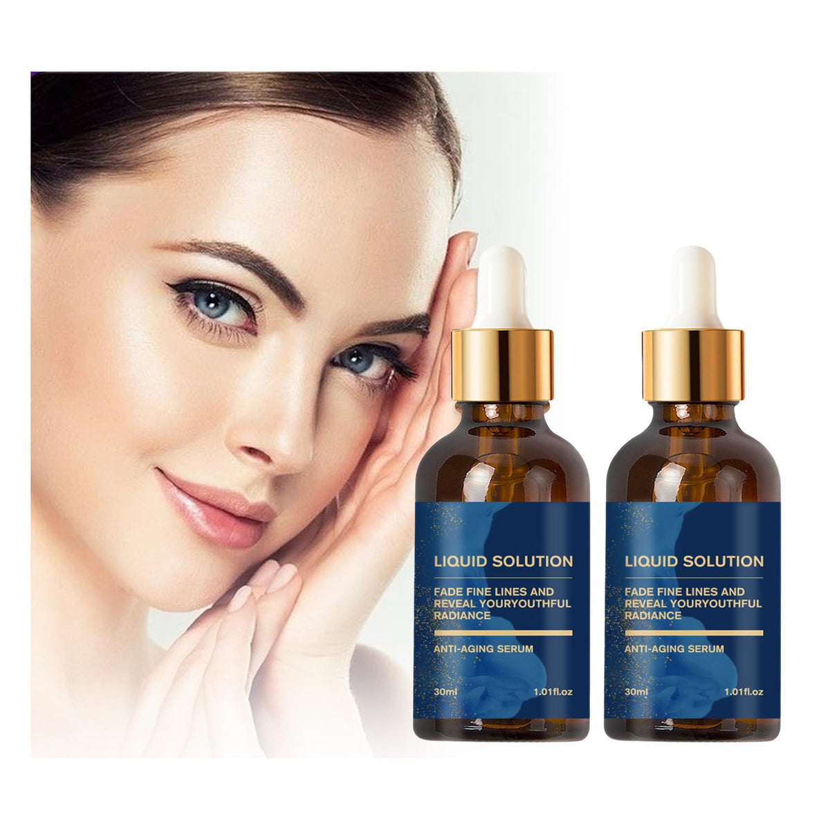 Weslaplus Olavita Serum: bote elegante para uso diario y fácil aplicación.