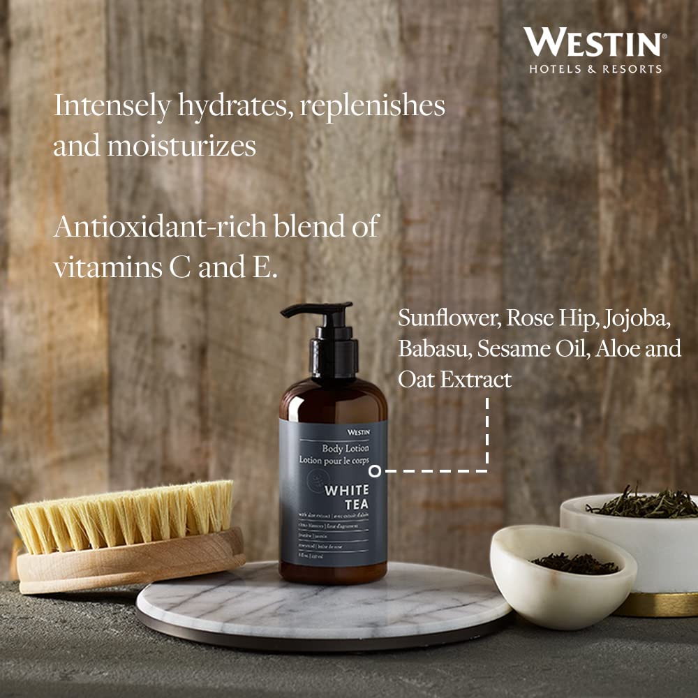 Aplicación suave en la mano con Westin White Tea Aloe.