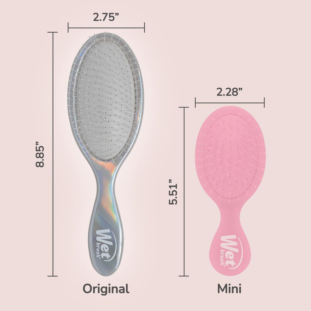 Painless detangling for all hair types, from straight to curly.