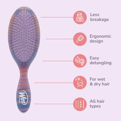 Wet Brush works for all hair vibes, from straight to curly.