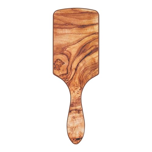 Wet Brush argan shine enhancer brush spreads natural oils for shinier, healthier-looking hair.