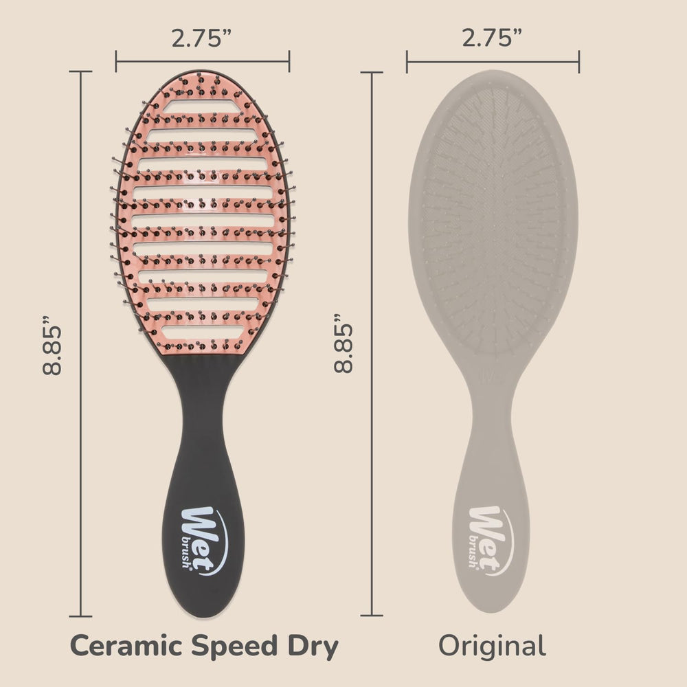 Wet Brush Ceramic Speed Dry works for all hair types