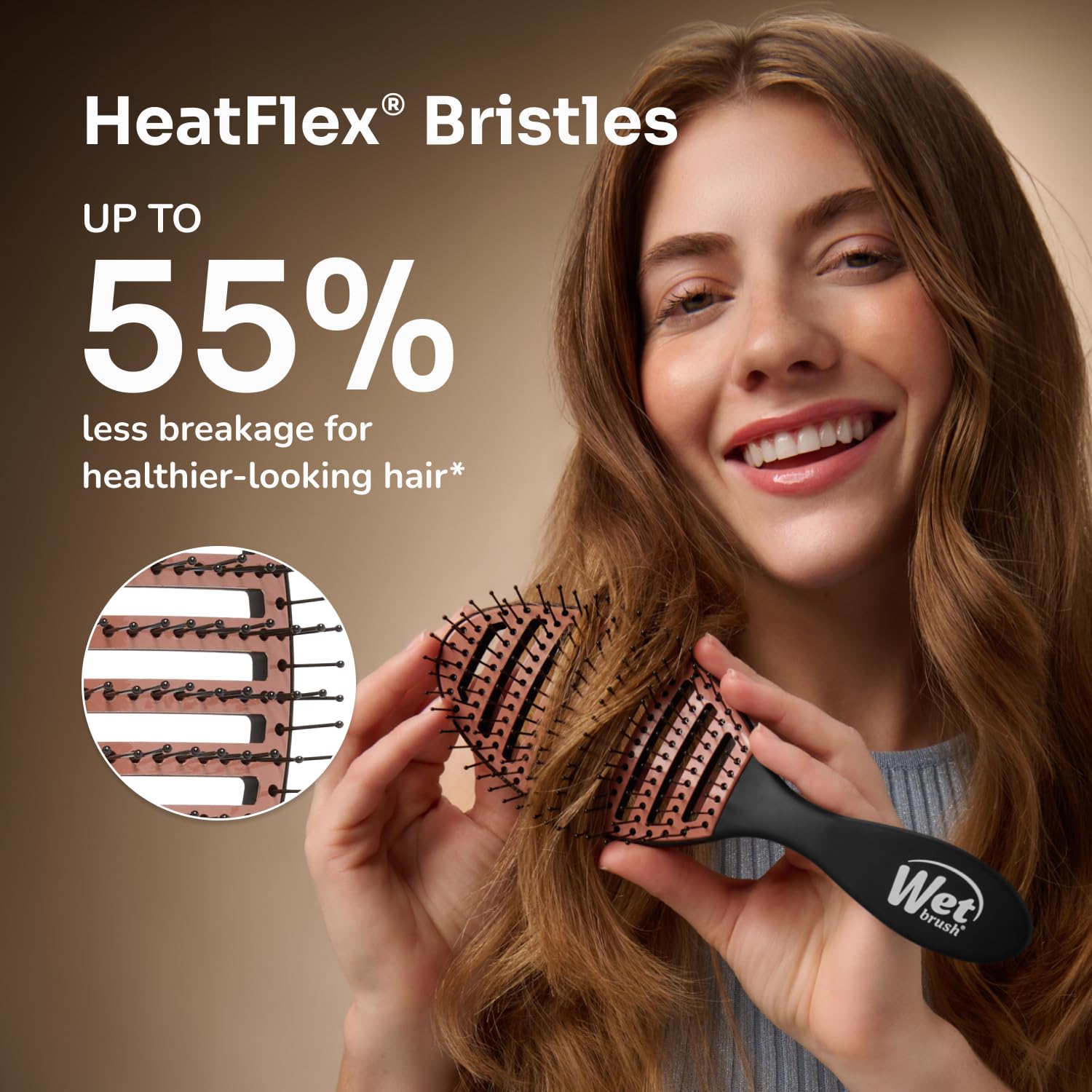 Wet Brush Ceramic Speed Dry ergonomic handle for comfortable styling