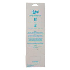 Wet Brush detangling with conditioner for even distribution through hair.