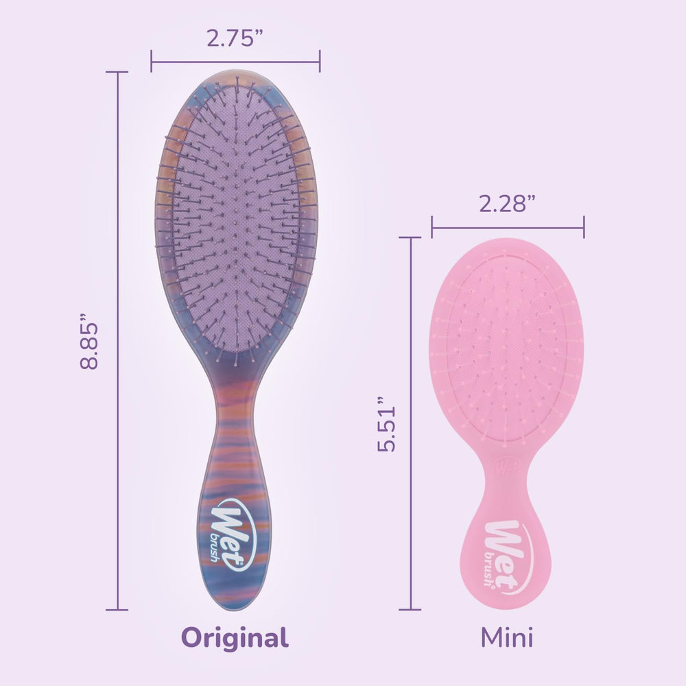 Wet Brush daily detangling routine for smoother hair.