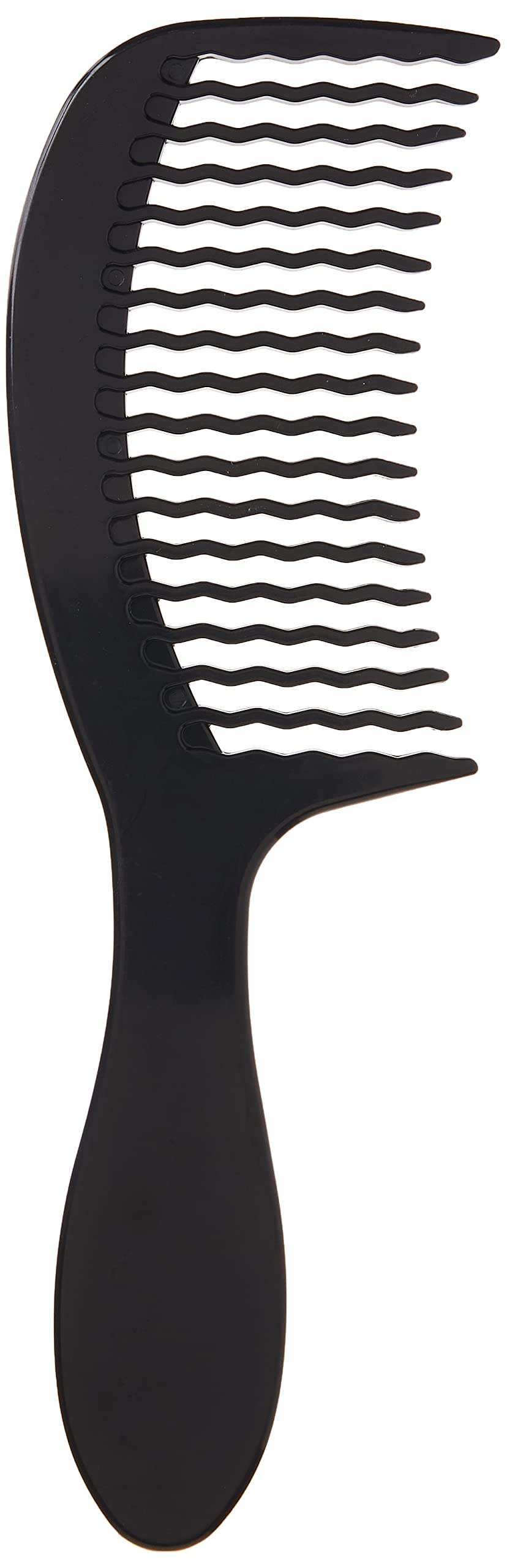 Wet Brush detangling comb on conditioner application for even coverage.