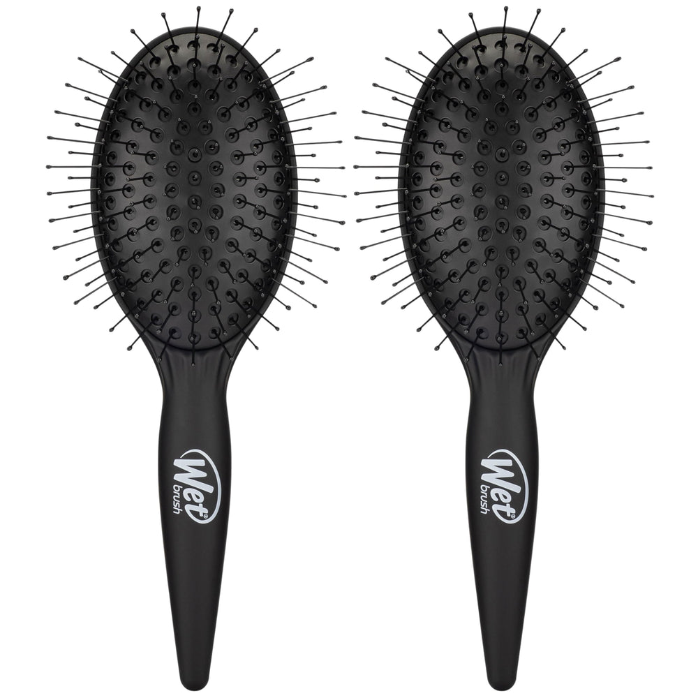Wet Brush Easy Blowout Brush convex pad detangling during blowout