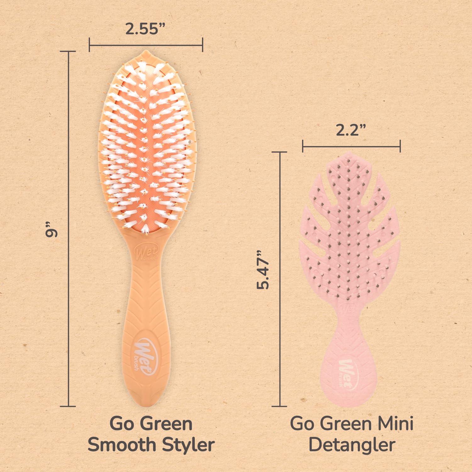 Dry-hair refresh with Wet Brush Go Green Coconut Oil for quick styling.