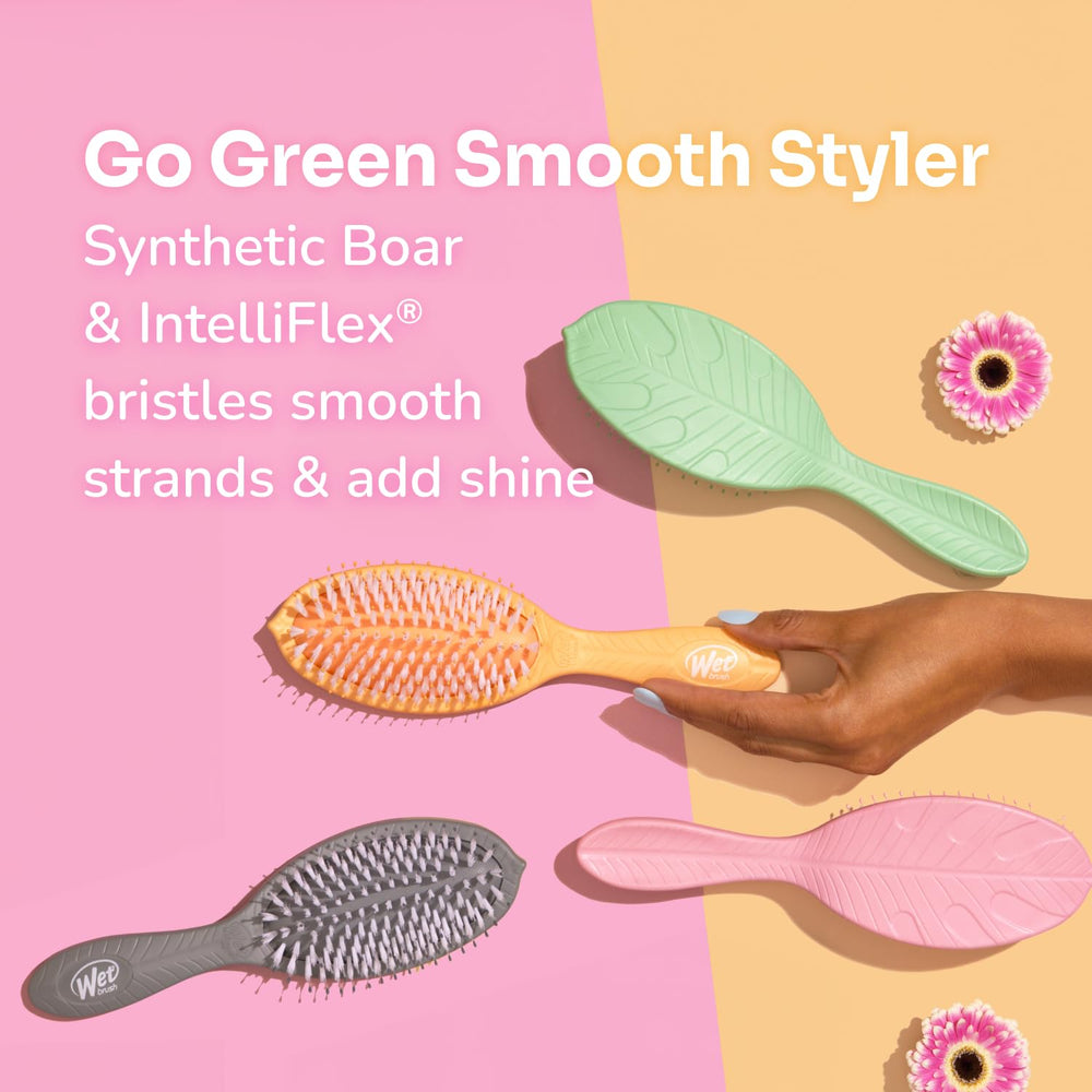 Packaging view of Wet Brush Go Green Coconut Oil product.