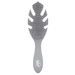 Wet Brush Go Green Detangler front view, grey brush for gentle detangling.