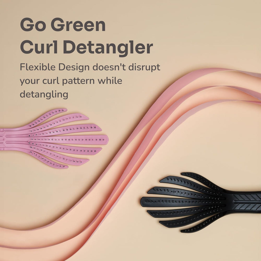 Go Green eco-friendly materials support sustainable haircare routines.