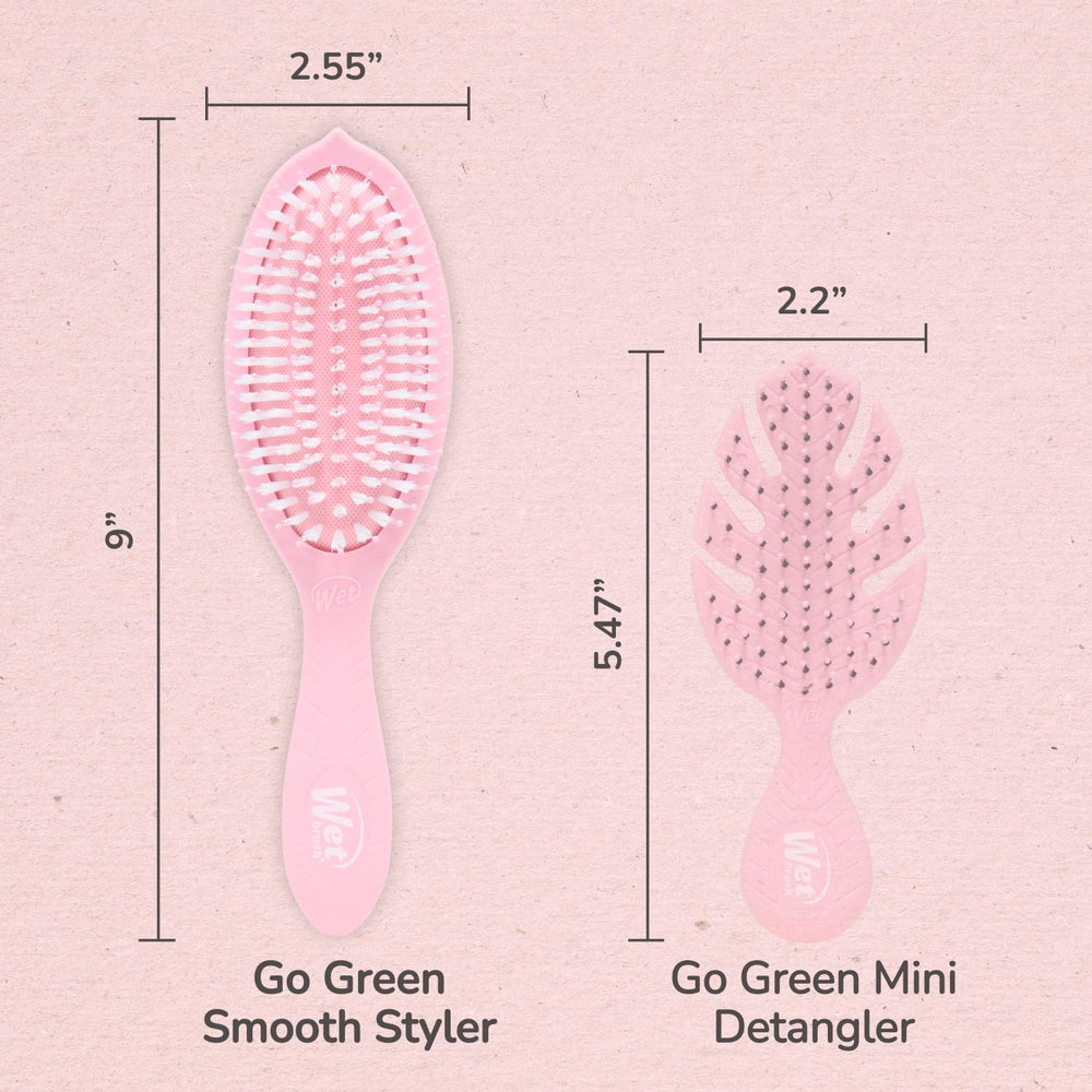 Wet Brush Go Green frizz-control use on dry hair.