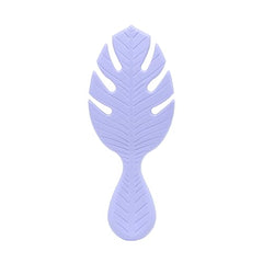 Wet Brush Go Green Mini Detangler Purple bristles close-up demonstrates gentle painless detangling