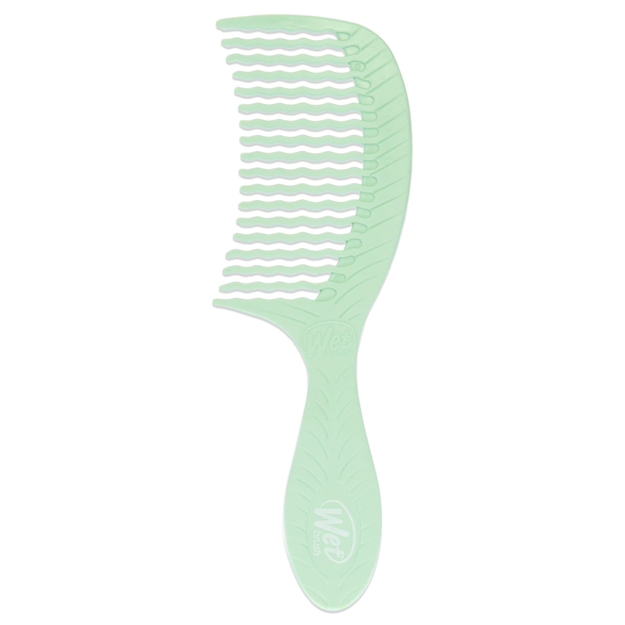 Wet Brush Go Green WaveTooth design eases detangling and distributes product evenly.