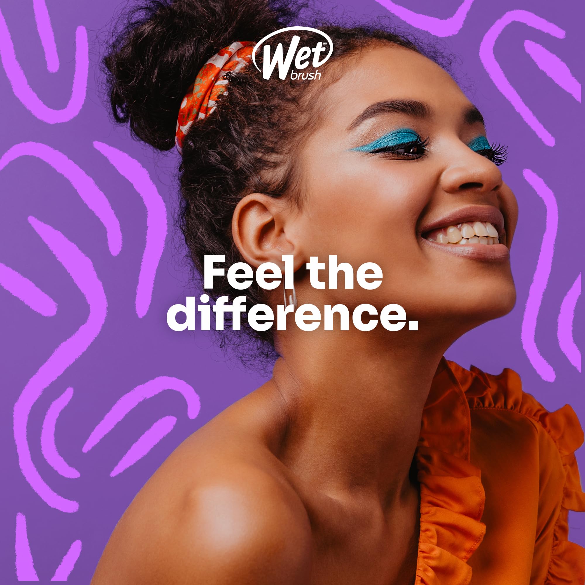 Wet Brush lightweight design reduces hand fatigue during styling