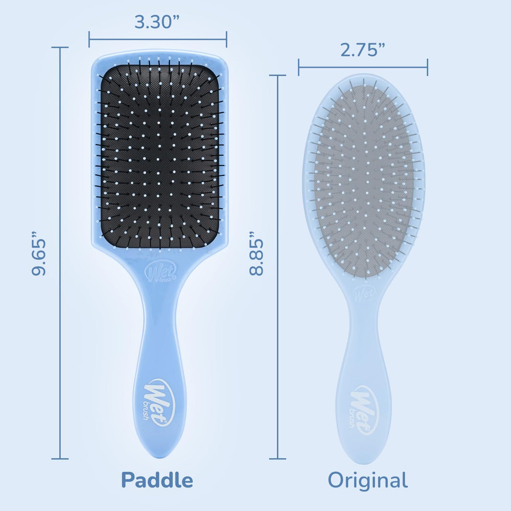 Wet Brush Long Hair Detangling in action for smooth styling.