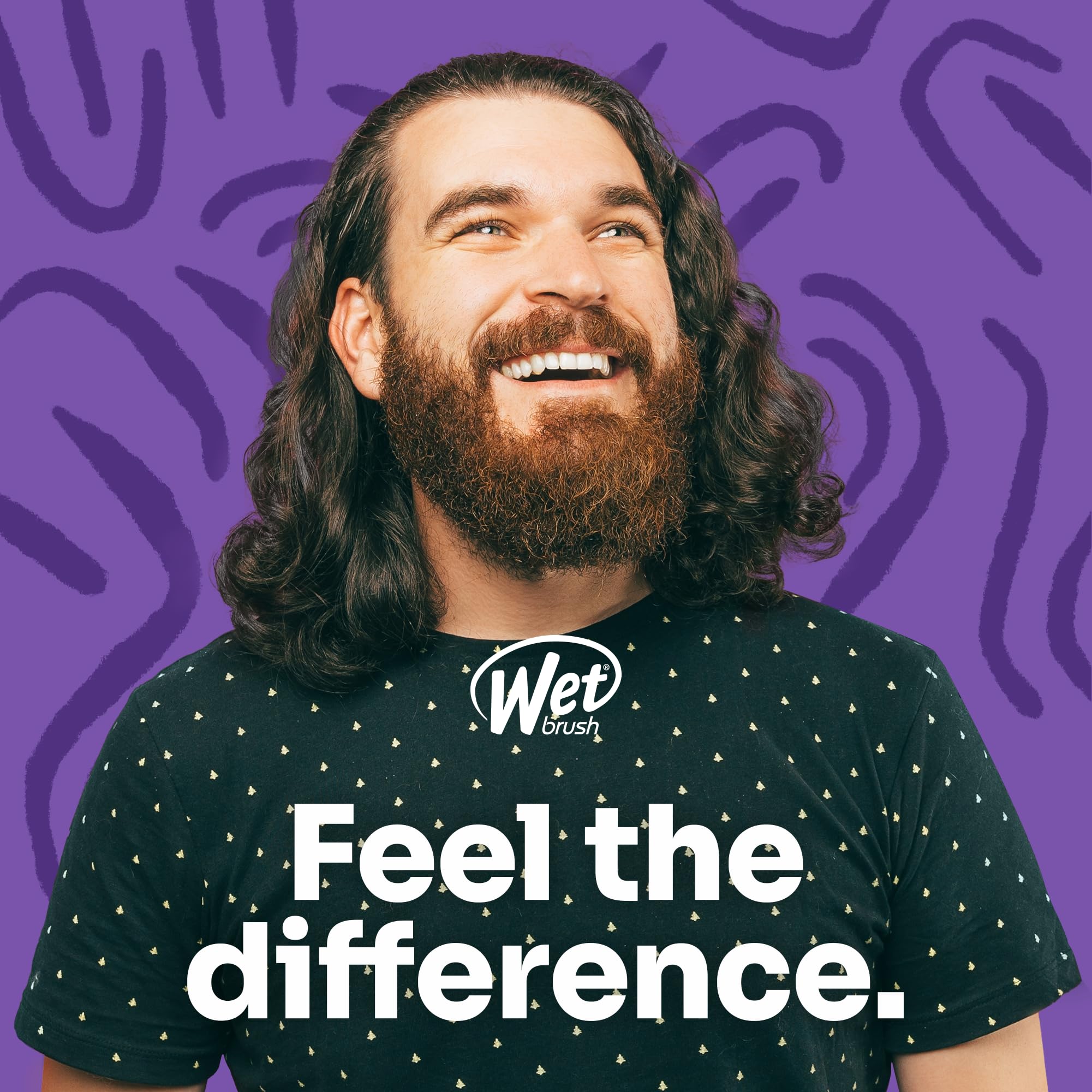 Wet Brush Men Detangler features a compact design for on-the-go styling