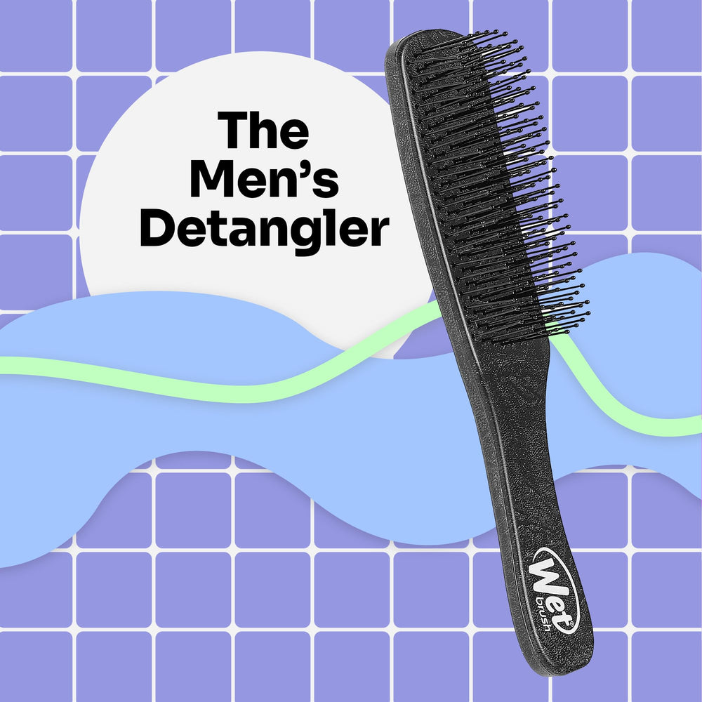 Wet Brush Men Detangler shows painless detangling and minimal breakage across hair types
