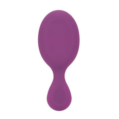 Wet Brush Mini Detangler Purple Frost bristle close-up highlighting flexible bristles