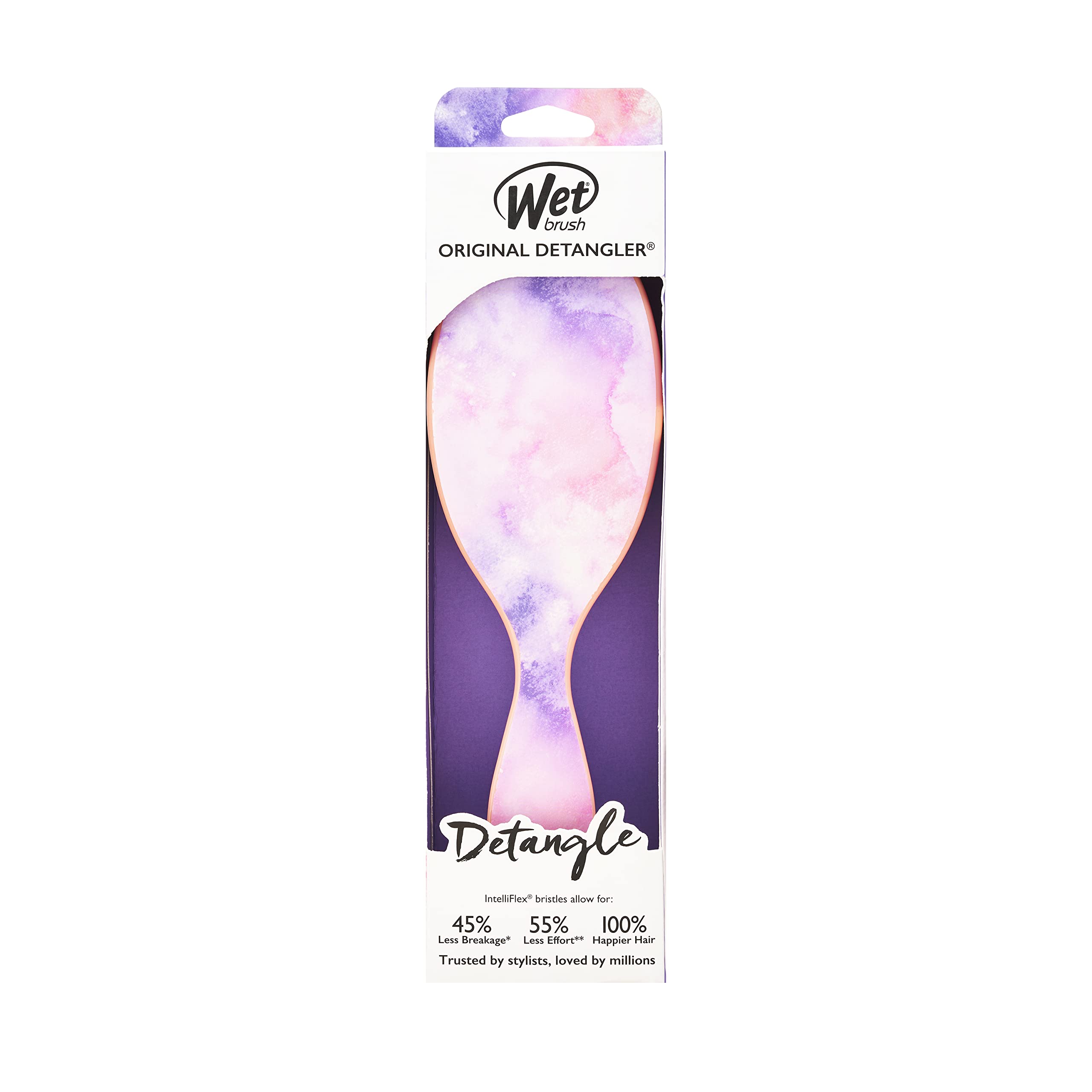 Wet Brush Original Detangler works for all hair types and textures.