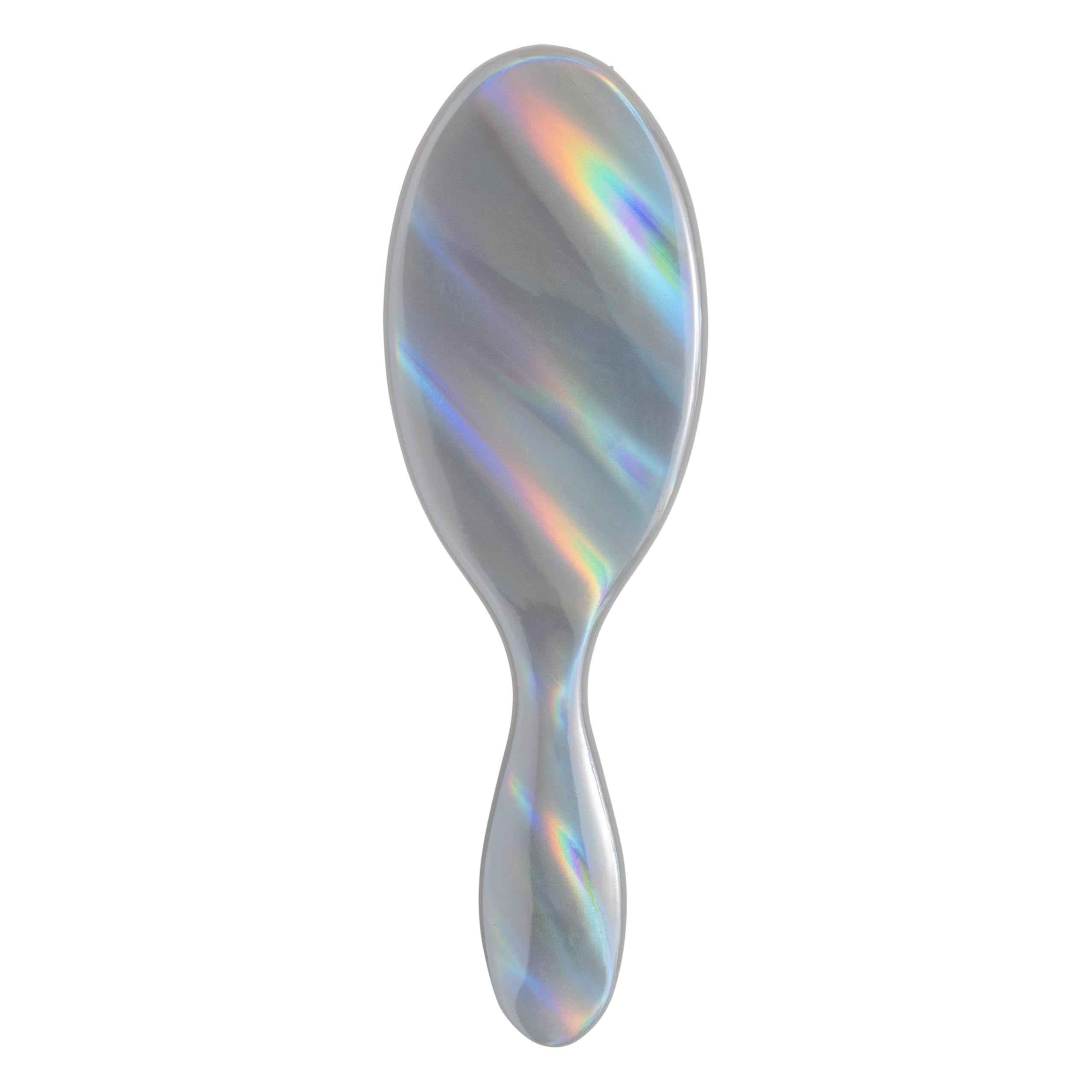 Wet Brush Original Detangler Chrome Iridescence Icon glides through knots with ease.