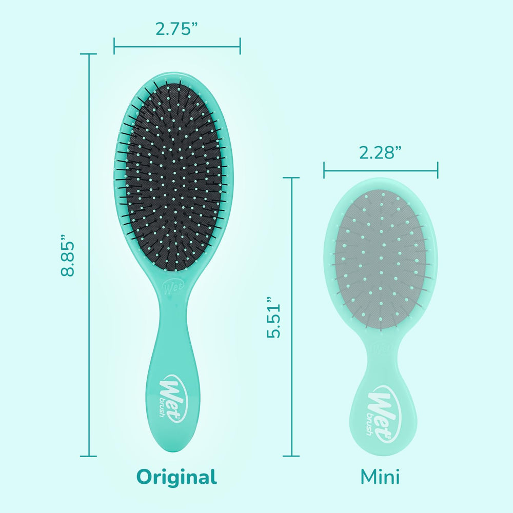 Wet Brush detangler for dry hair reveals smooth detangling and comfort.