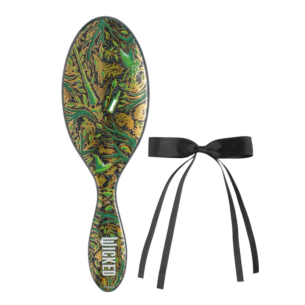 Wet Brush Original Detangler Elphaba brush glides through knots with less breakage.