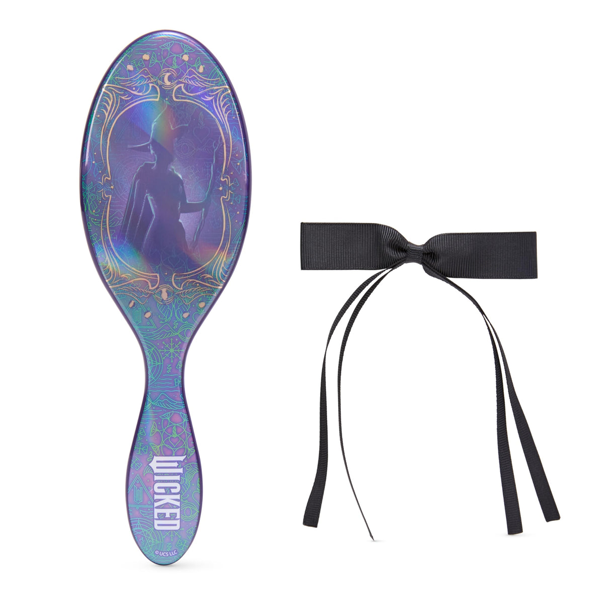 Wet Brush Original Detangler Elphaba Kit cover with bow