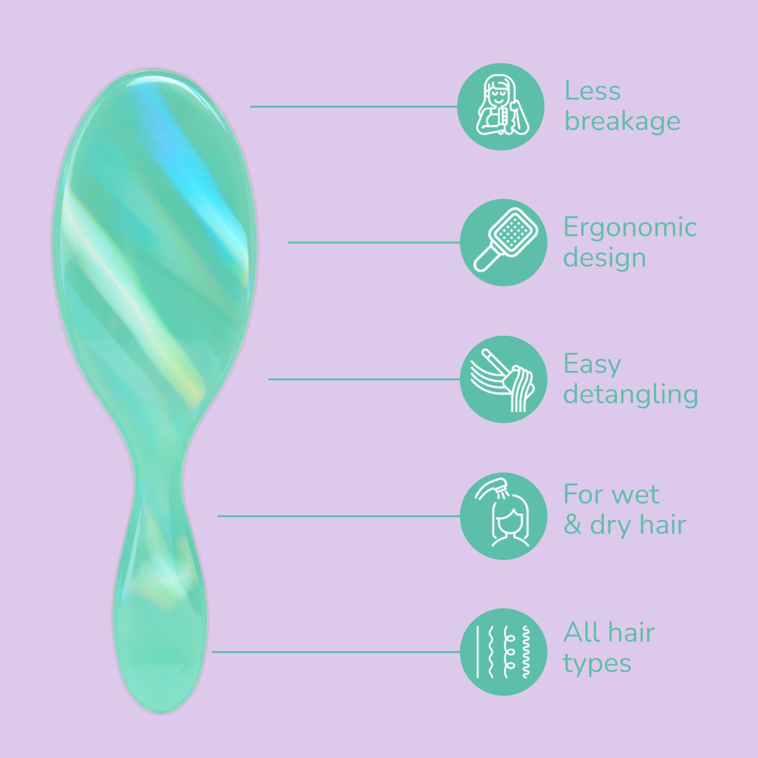 Wet Brush Original Detangler ergonomic handle supports comfortable styling sessions.