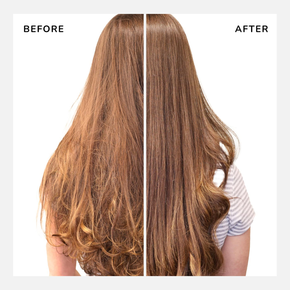 Wet Brush Original Detangler in action for smooth glide through knots.