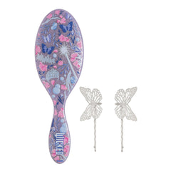 Wet Brush Original Detangler Glinda Kit brush gliding through knots on wet hair