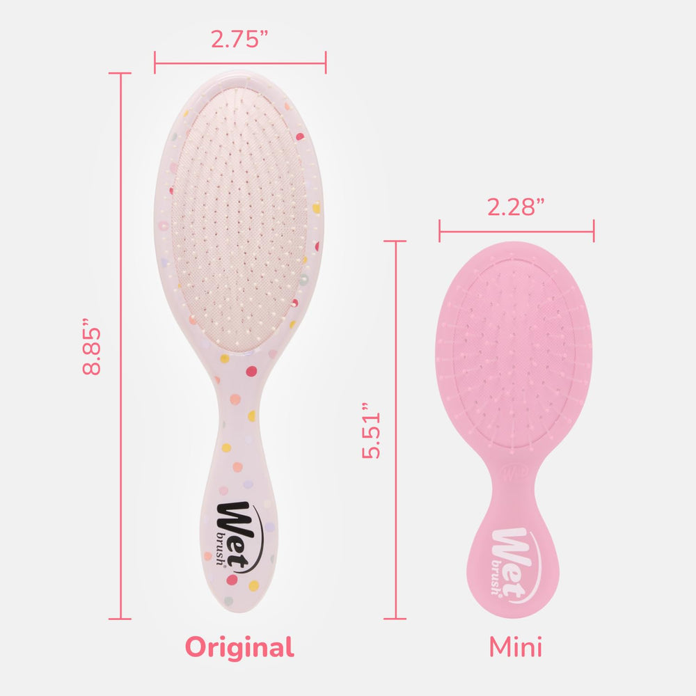 Wet Brush Original Detangler painless bristles minimize pulling for snag-free detangling