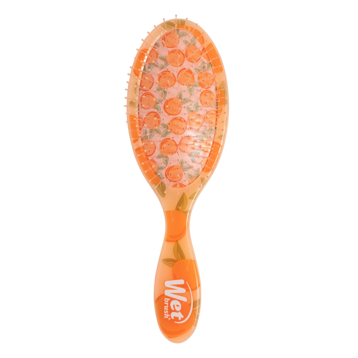 Wet Brush Original Detangler Peach Tutti Frutti IntelliFlex glide for tangle-free detangling.