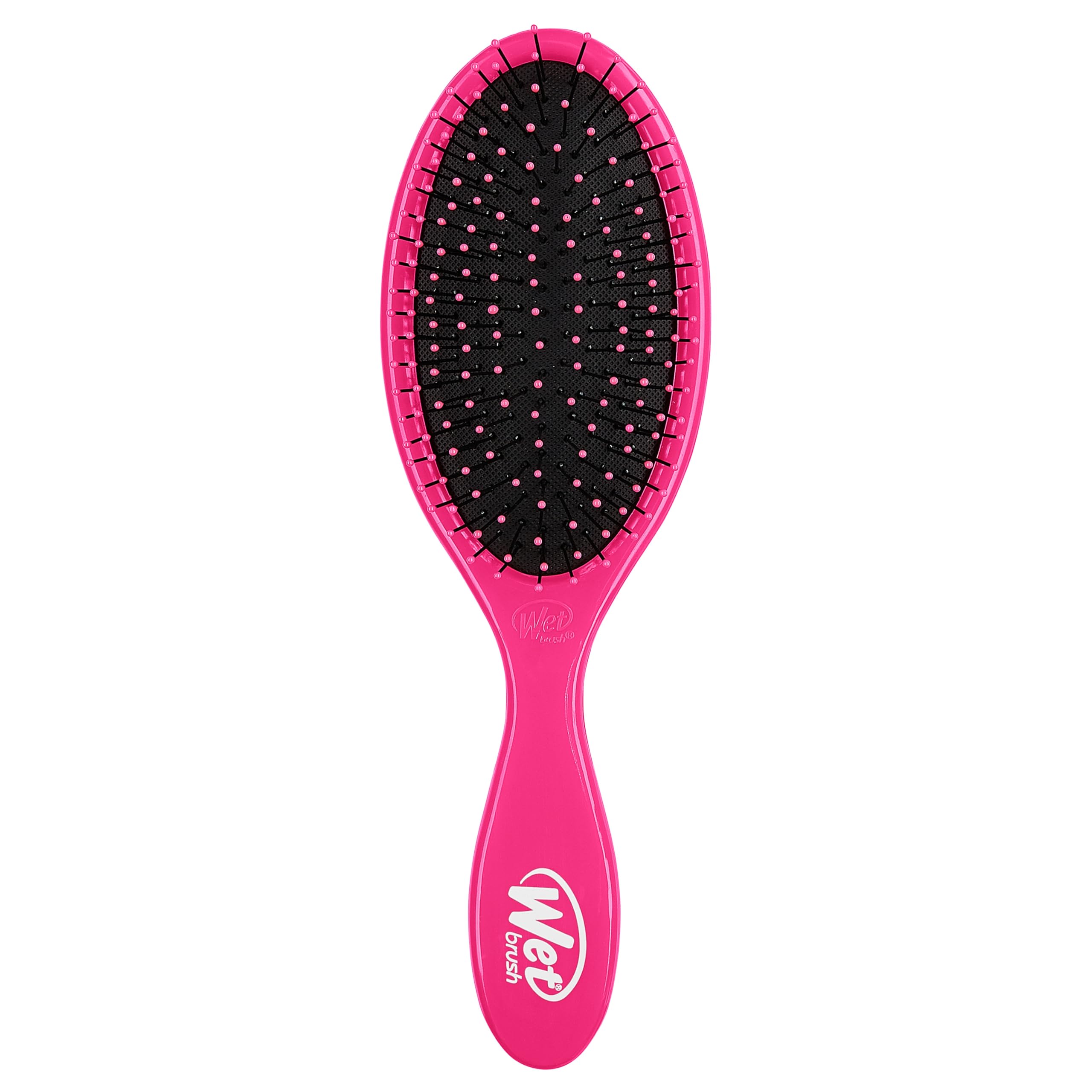 Wet Brush Original Detangler pink brush smoothly glides through knots for all hair types