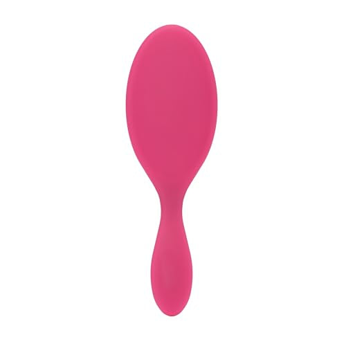 Wet Brush Original Detangler Pink Frost detangling action on knots