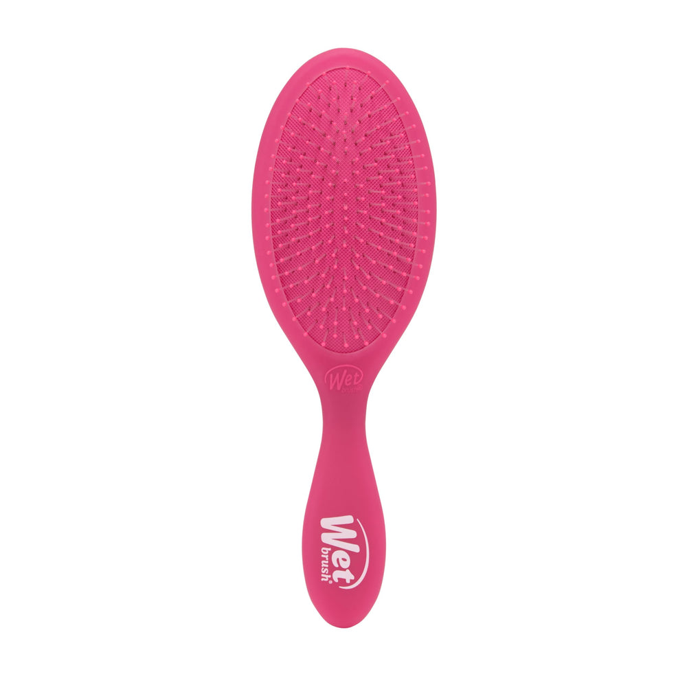 Wet Brush Original Detangler Pink Frost front view for gentle detangling