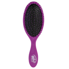 Wet Brush Original Detangler purple bottle shot shows easy detangling