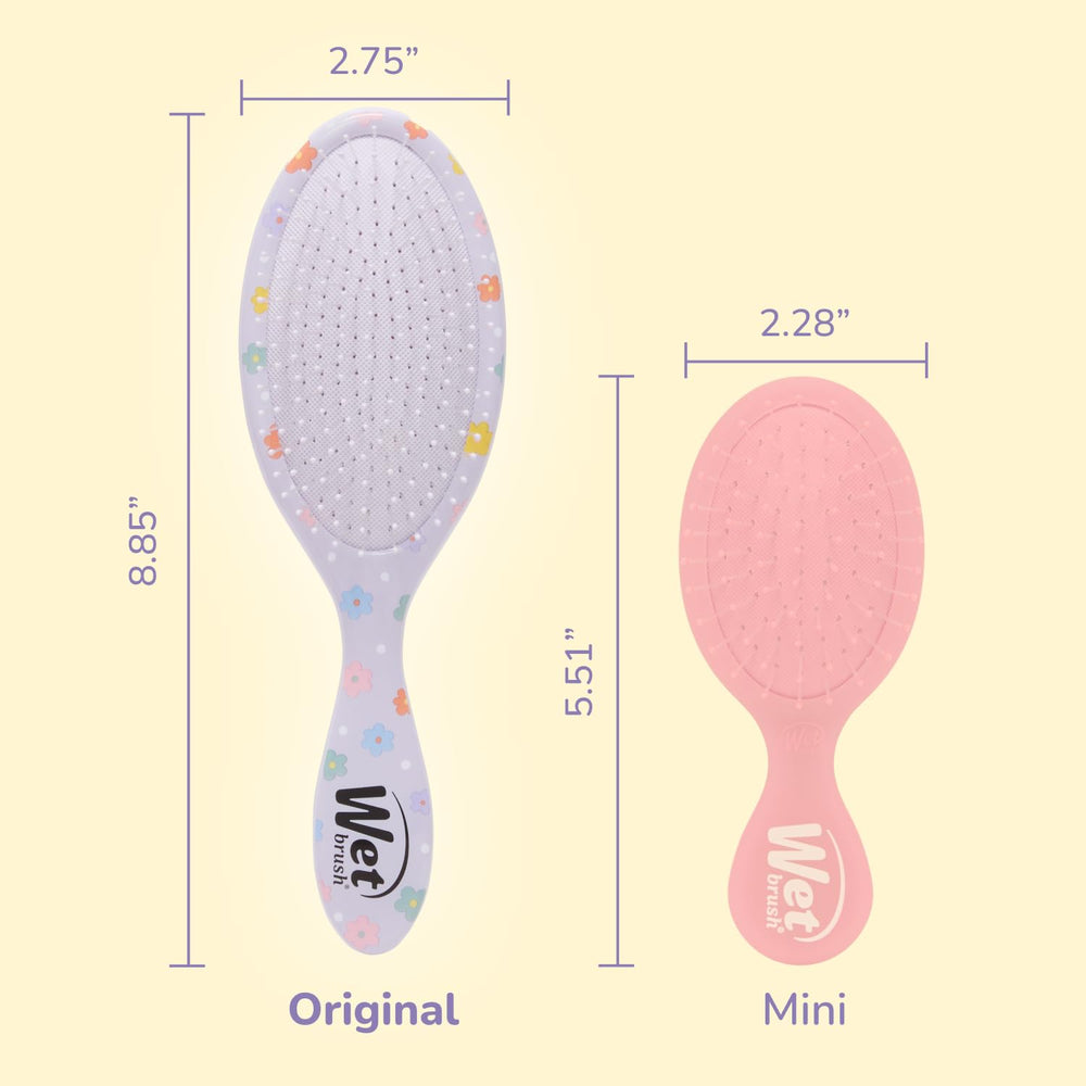 Using Wet Brush on wet hair for smoother detangling