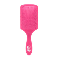 Wet Brush Paddle Detangler Pink Frost — glides through knots on long hair.
