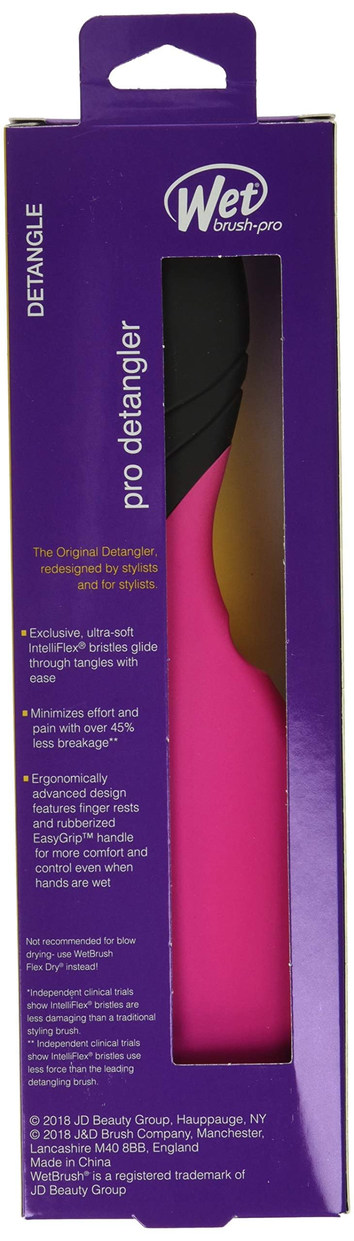 Wet Brush Pro Detangler Pink lightweight design suitable for dry styling