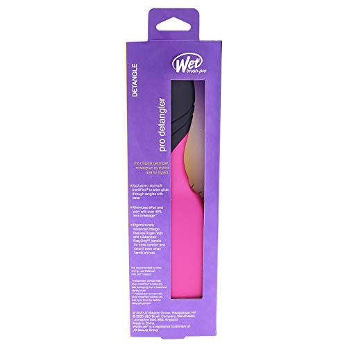 Wet Brush Pro Detangler Pink travel-friendly detangler for on-the-go use