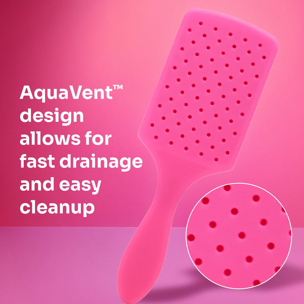 Wet Brush Purple handle ergonomic grip for comfortable use