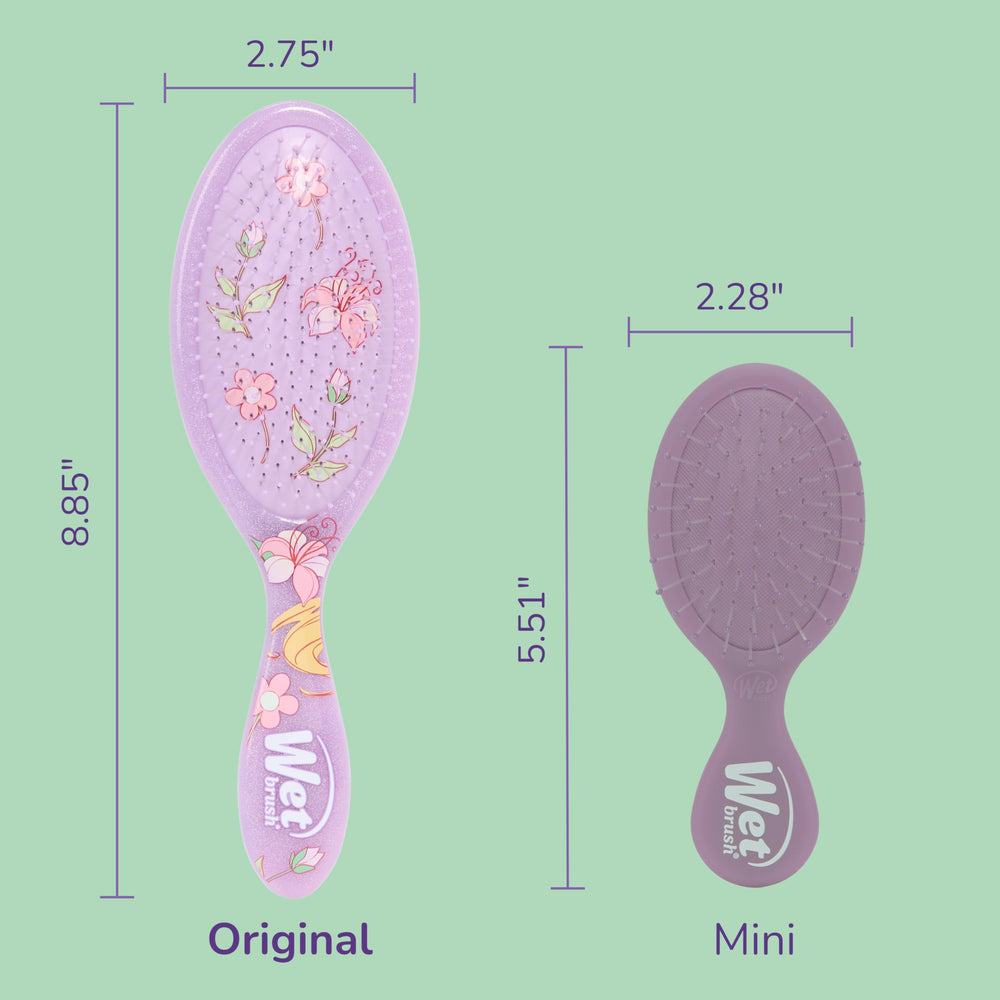 Wet Brush Rapunzel works on wet or dry hair with smooth glide.