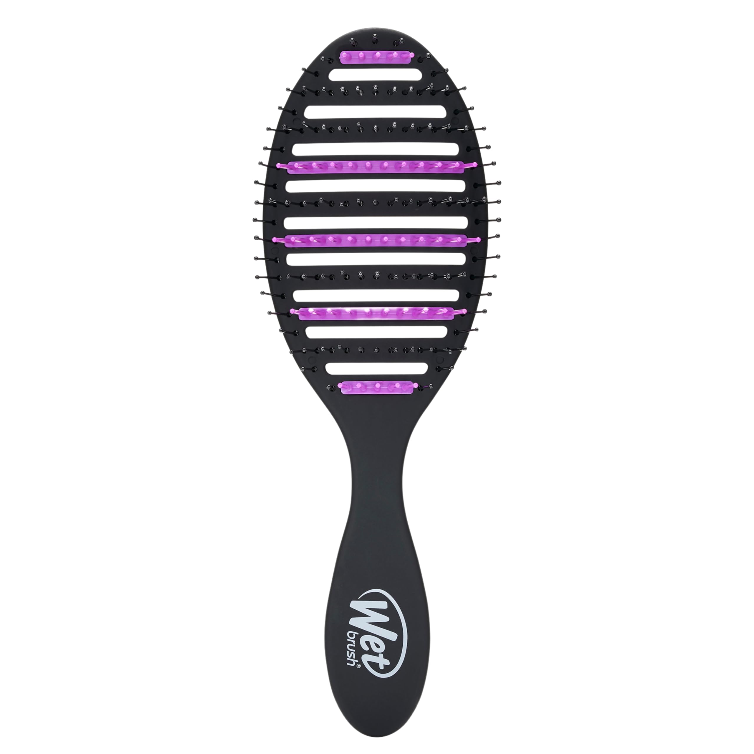 Wet Brush Refresh and Extend Speed Dry vented design for quicker blow-drying and gentle detangling.