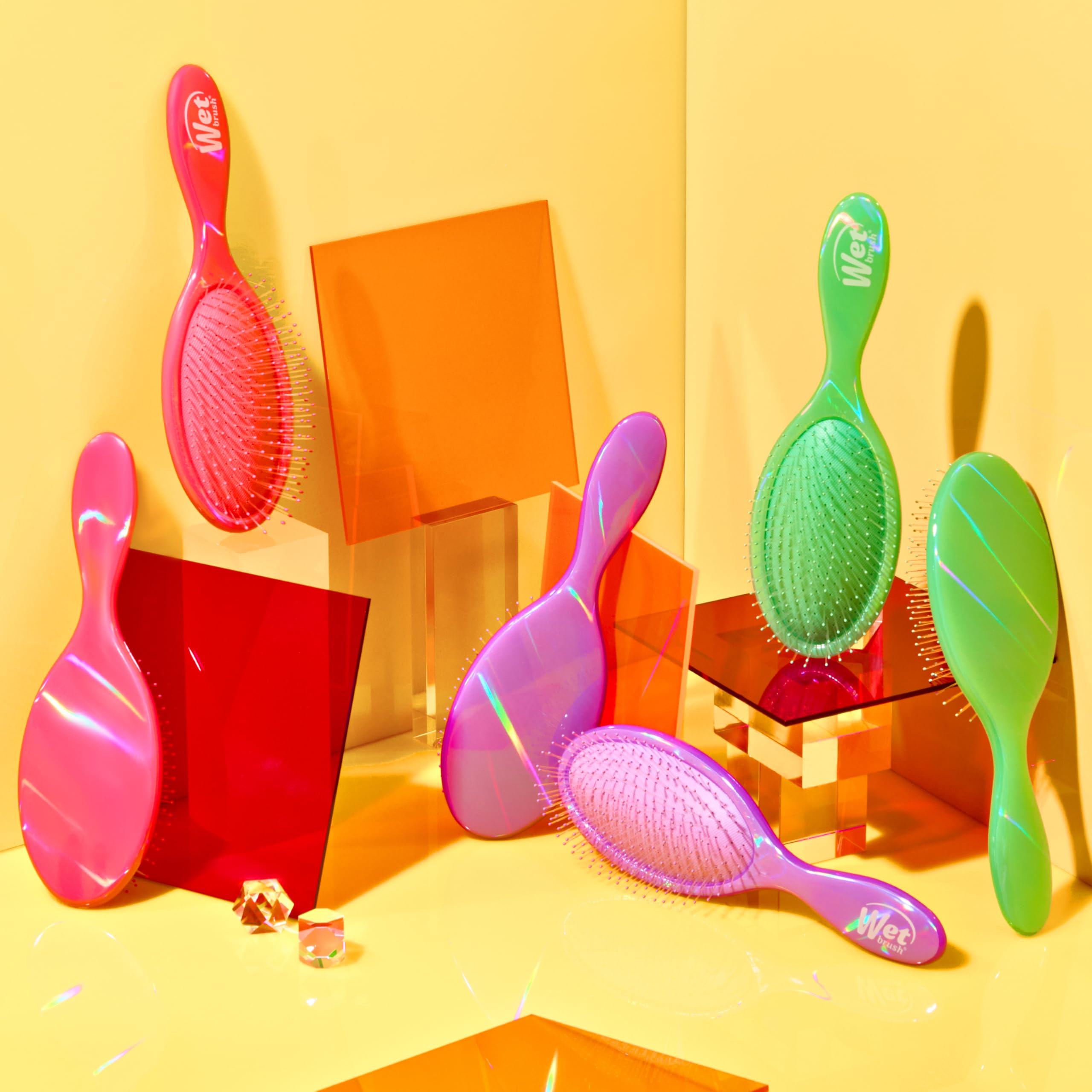 Wet Brush shimmering textures and holographic hues add luxe appeal.