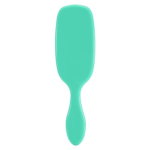 Wet Brush Shine Enhancer Aqua bristles close-up highlighting gentle detangling and shine.