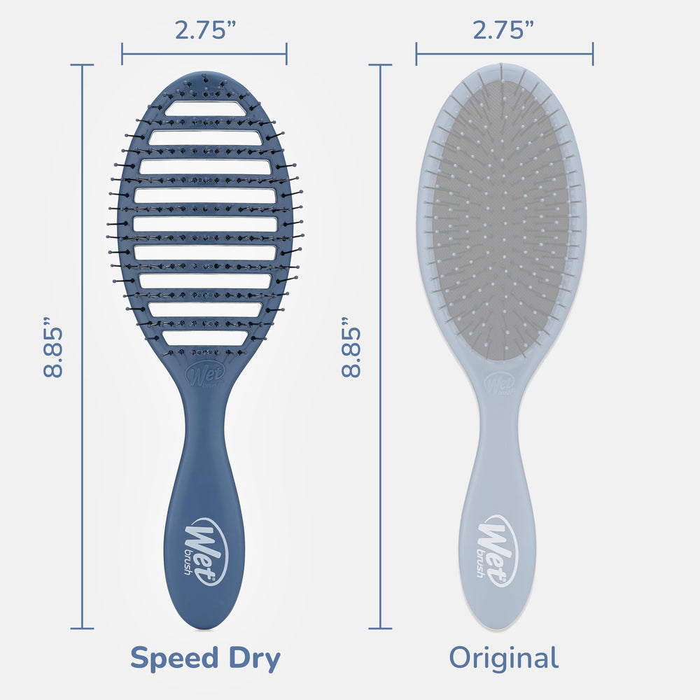 Wet Brush Speed Dry closeup bristles delivering knot-free styling.